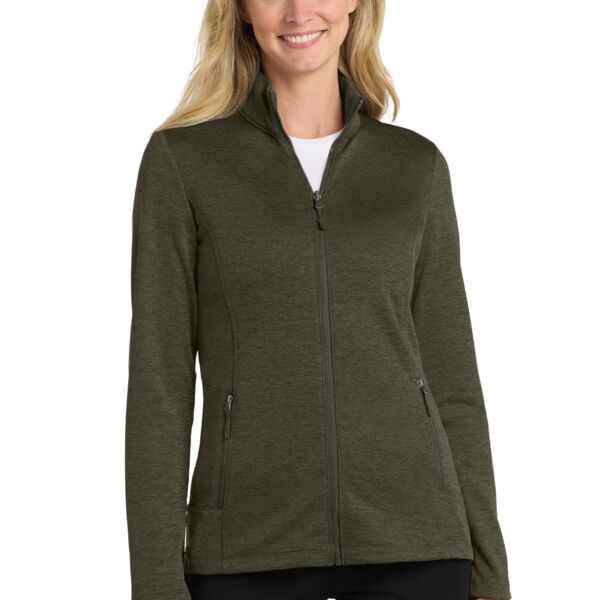Women's Collective Striated Fleece Jacket Thumbnail