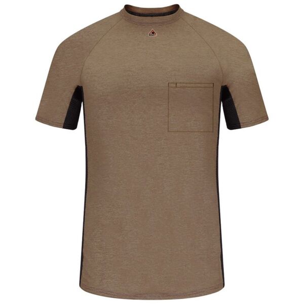Bulwark Men's FR Two-Tone Base Layer with Concealed Chest Pocket- EXCEL FR MPS4 Men's FR Two-Tone Base Layer with Concealed Chest Pocket- EXCEL FR Thumbnail