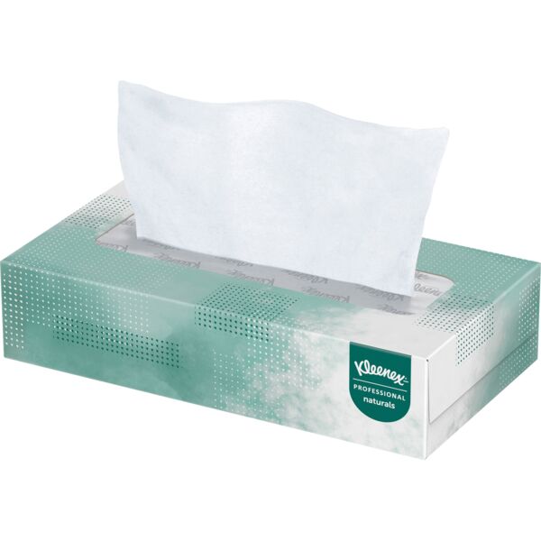 Kimberly-Clark Professional  Kleenex Facial Tissue, Flat Box, 125 Tissues/BX, WE Thumbnail