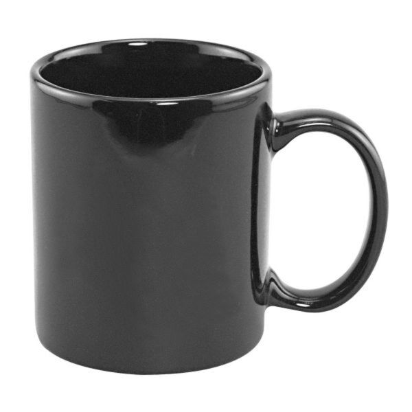 11 oz. Black Ceramic Mug Thumbnail